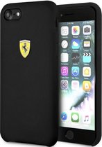 Ferrari SF Silicone Back Case - Geschikt voor Apple iPhone 7/8/SE (2020) - Zwart
