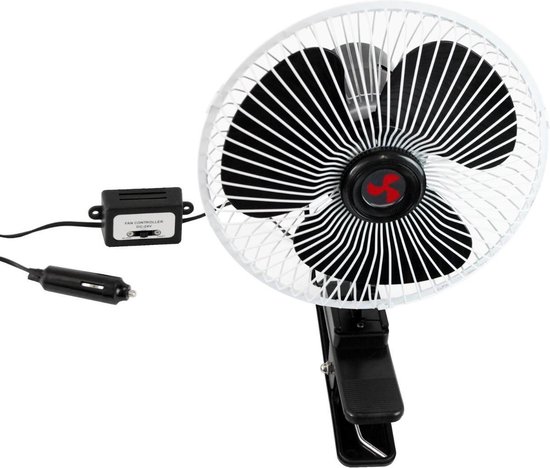 Draaibare Ventilator met klem 24VOLT 20cm | bol.com