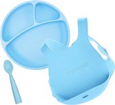 Minikoioi Set Siliconen Slab & Bord - Blauw
