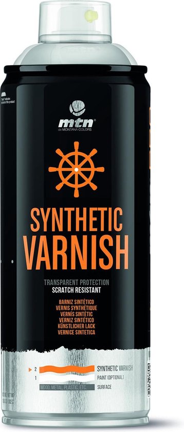 Vernis synthétique finition satinée MTN PRO - 400 ml