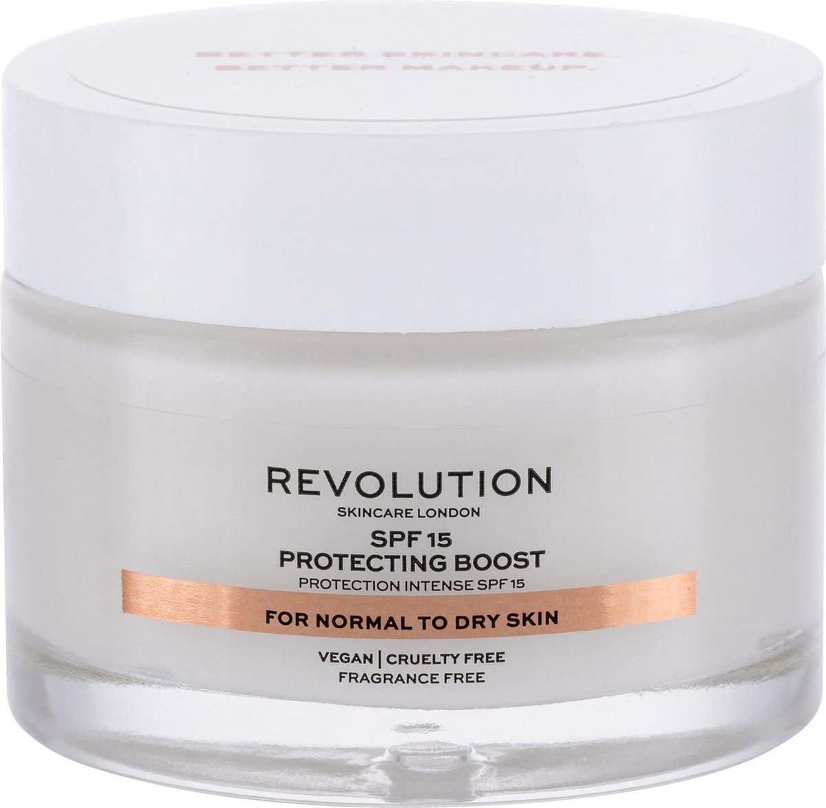 Makeup Revolution - Moisture Cream Normal to Dry Skin SPF 15 - Denní krém pro normální až suchou pleť