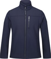 Conlan II winddichte softshelljas van Regatta voor Heren, regenbestendige Sportjas, Marineblauw Blauw