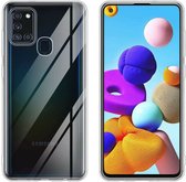 Telefoonhoesje geschikt voor Samsung Galaxy A21s Ultra thin case - transparant