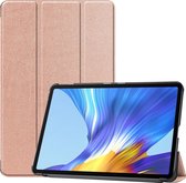 Tablet hoes geschikt voor Huawei MatePad 10.4 Tri-Fold Book Case - RosÃ© Goud