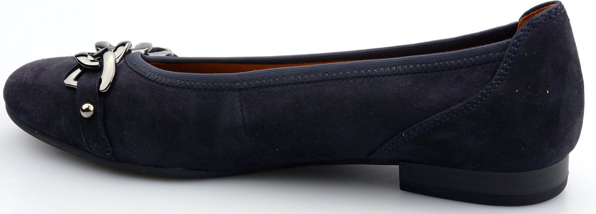 Gabor 22.612.26 dames ballerina blauw maat 40 - Schoenen.nl