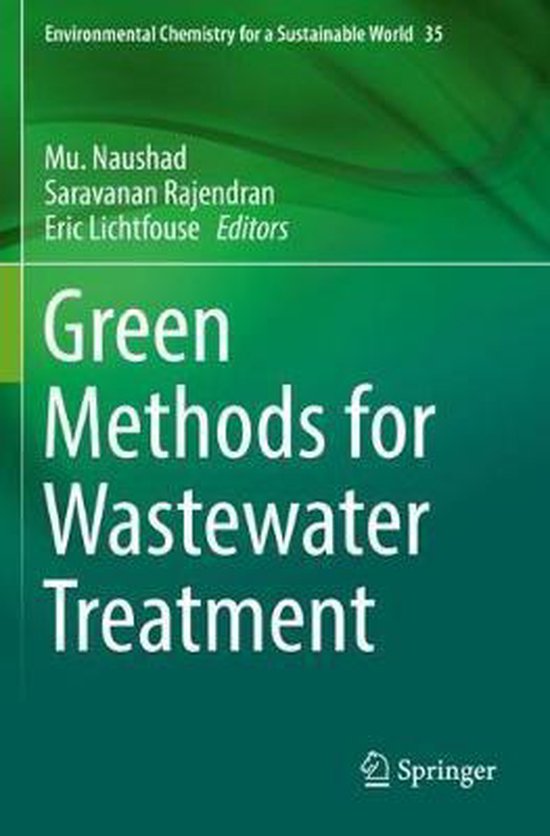 Green Methods for Wastewater Treatment | 9783030164294 | Boeken | bol