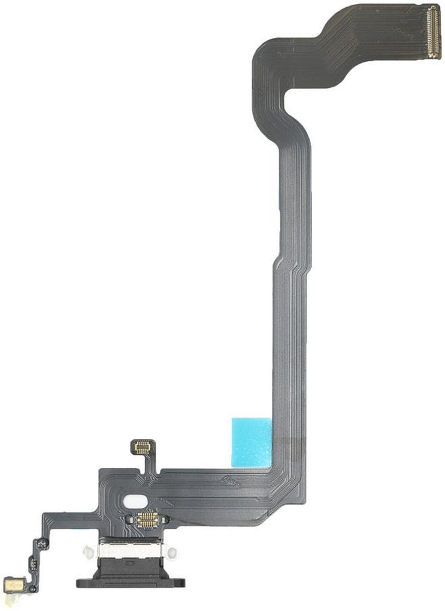 Voor iPhone X dock-connector compatrible flexkabel – zwart