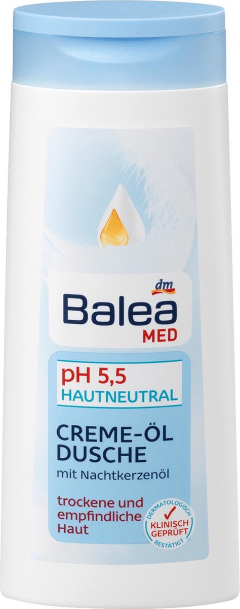 DM Balea MED Gel douche pH 5.5 Crème-huile douche neutre pour la peau -  contre la... | bol.com