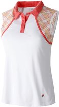 Fila Tammy American Polo Tennis Shirt Tenniskleding Dames Wit - Maat XL