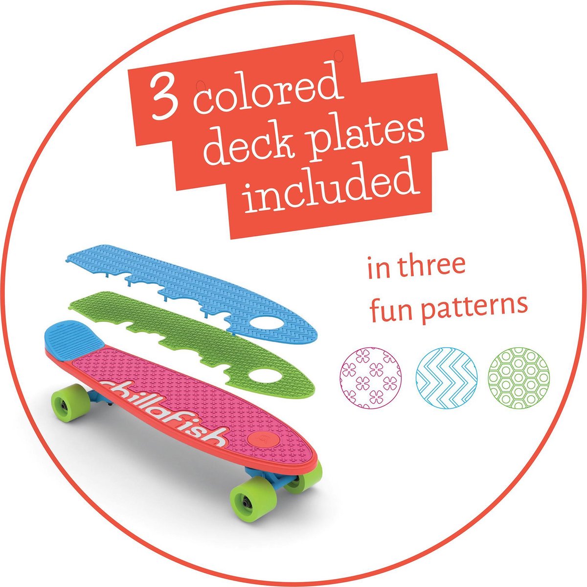 Chillafish Skateboard en Step 2-in-1 - Kinderstep omvormbaar naar Skateboard - Rood - Jongens en meisjes 3 jaar en ouder - Verstelbaar stuur - Model Skatieskootie 2 — afbeelding 9