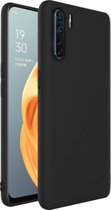 IMAK UC-1 Series Oppo A91 Hoesje Matte TPU Zwart