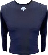 Descente Wind Layer - Fietsshirt - thermotshirt - Zwart - Maat M