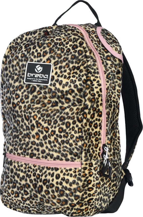 Brabo - BB5290 Backpack FUN Leopard - Leopard - Vrouwen - Maat | bol.com