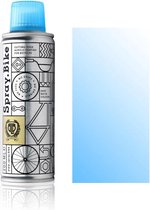 Spray.Bike Transparant Fluor Blauwe Fietsverf - Pocket Clears 200ml Fiets Verf - Poedercoating voor fiets frames, ontworpen voor zowel amateur- als professioneel gebruik