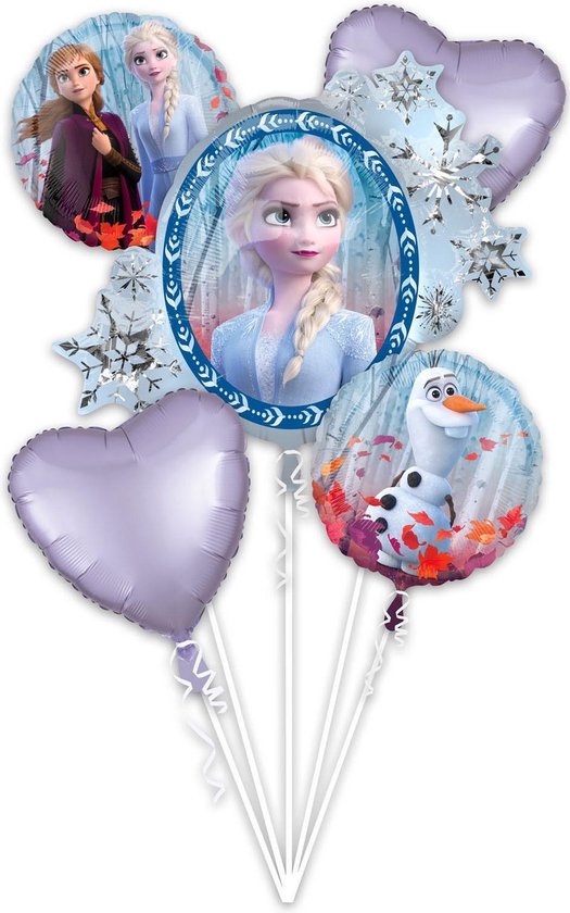 Frozen 2 Helium Ballon Set 5 delig leeg