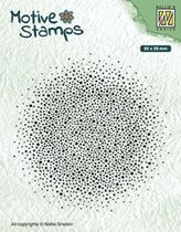 TXCS018 Texture motive clear stamps Snowflakes - Nellie Snellen stempel rond sneeuw - textuur