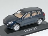 Porsche Cayenne S 2014 (Donkerblauw) 1/43 Minichamps - Modelauto - Schaalmodel - Miniatuurauto
