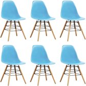 Eetkamerstoelen set 6 stuks  (Incl LW anti kras viltjes) - Eetkamer stoelen - Extra stoelen voor huiskamer - Dineerstoelen – Tafelstoelen