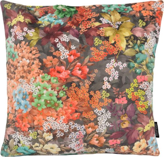 Velvet Flowers #3 Kussenhoes | Velours / Fluweel - Polyester | 45 x 45 cm