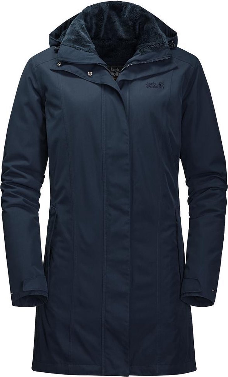 Jack Wolfskin Madison Avenue Dames Outdoorjas Midnight Blue Maat S Jack Wolfskin Madison Avenue Dames Outdoorjas Midnight Blue Maat S