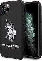 US Polo Apple iPhone 11 Pro zwart Backcover hoesje - Groot paard