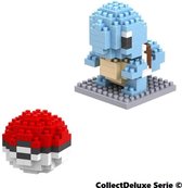 Bouw je eigen Squirtle pokemon figuur speelgoed  - inclusief pokeball GO - sword shield - knuffel speelgoed - verzamelmap  - base