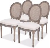 Eetkamerstoelen set 4 stuks  (Incl LW anti kras viltjes) - Eetkamer stoelen - Extra stoelen voor huiskamer - Dineerstoelen – Tafelstoelen