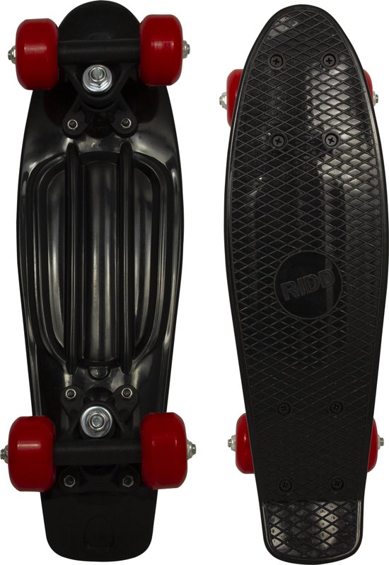 RiDD - Pennyboard - zwart - skate - board - 17" inch - 43 cm