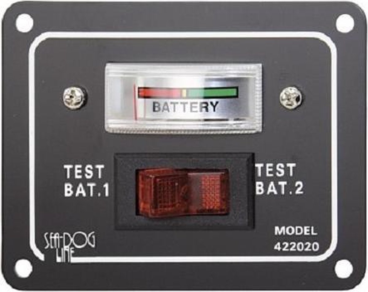 Accu test schakelaar voor 12 volt accu's