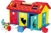 Base Toys insteek-huis dieren en vormen