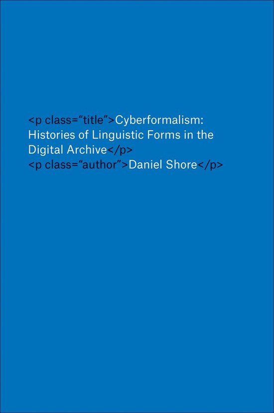 Cyberformalism - cover
