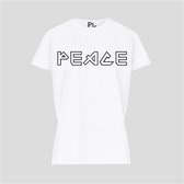 TSHIRT PEACE WHITE (L)