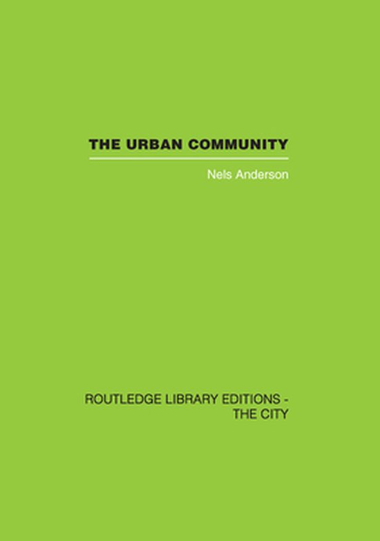 The Urban Community - cover