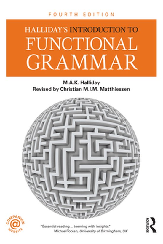 Halliday's Introduction to Functional Grammar 4th Edition - cover