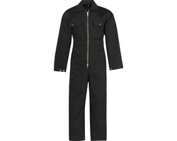 foto van STØRVIK Nicky Kinderoverall 100% Katoen - Jongens & Meisjes - Overall Kinderen - Maat 152 - Zwart