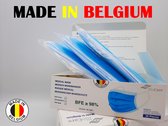 Illocare Blauw Medisch Mondmasker Mondkapje Type IIR EN14683 Filtratie ≥ 99 % Wasbaar Made in Belgium 30 st