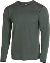 Ivanhoe Longsleeve Merino Heren Merinowol Groen Maat S