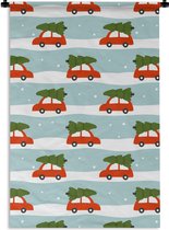 Tapisserie - Tapisserie - Noël - Sapin de Noël - Motif - 60x90 cm - Tapisserie