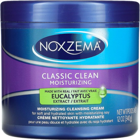 Foto: Noxzema classic clean moisturizing cleansing cream eucalyptus verwijdert effectief vuil en olie 340 g