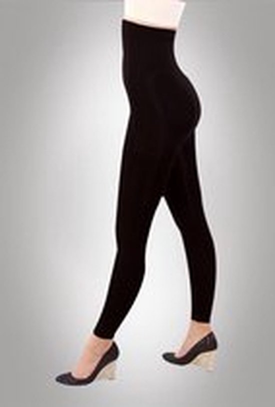 Premium Dames Legging | Hoge Taille | Zwart - L/XL