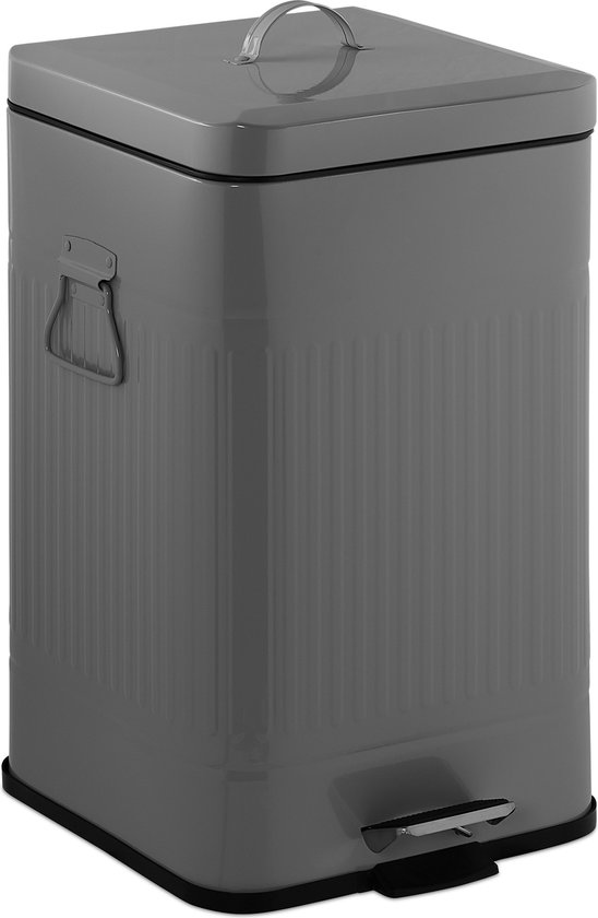 2x RVS pedaalemmers 3 liter badkamer/toilet