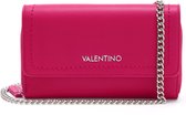 Valentino Bags Elm Dames drukknop portemonneeritsportemonnee Kunstleer - roze