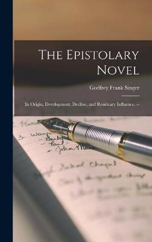 The Epistolary Novel - cover