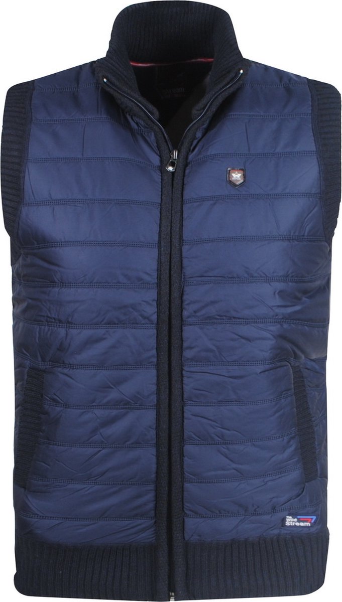 Wildstream - Heren Bodywarmer - Fleece gevoerd - Model Sodywarm - Navy