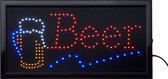 Led bord, Beer, led sign, Led bord bar, Light box, Led verlichting, Bar accessoires, Bar/Cafe, Led lampjes, Rood, Blauw,