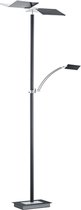 DOMI Vloerlamp LED 2x42W/4800lm Rechthoekig Antraciet
