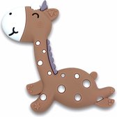 Chewzoo® - Bijtketting - Kauwketting - Vrolijke Giraffe - Bruin