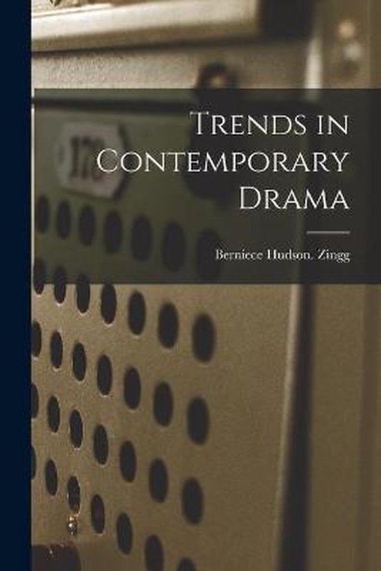 Trends in Contemporary Drama - cover