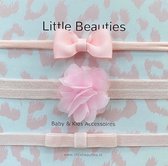 Haarbandjes - Little Beauties - baby - peuter - set 3 stuks - rose - leeftijd 0-36 maanden - kraamkado - baby musthave - newborn - strik - bloem - haaraccessoire  - babyshower - fi
