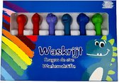 Waskrijt - 6 Kleuren - Multicolor - Voor kinderen - Blauw